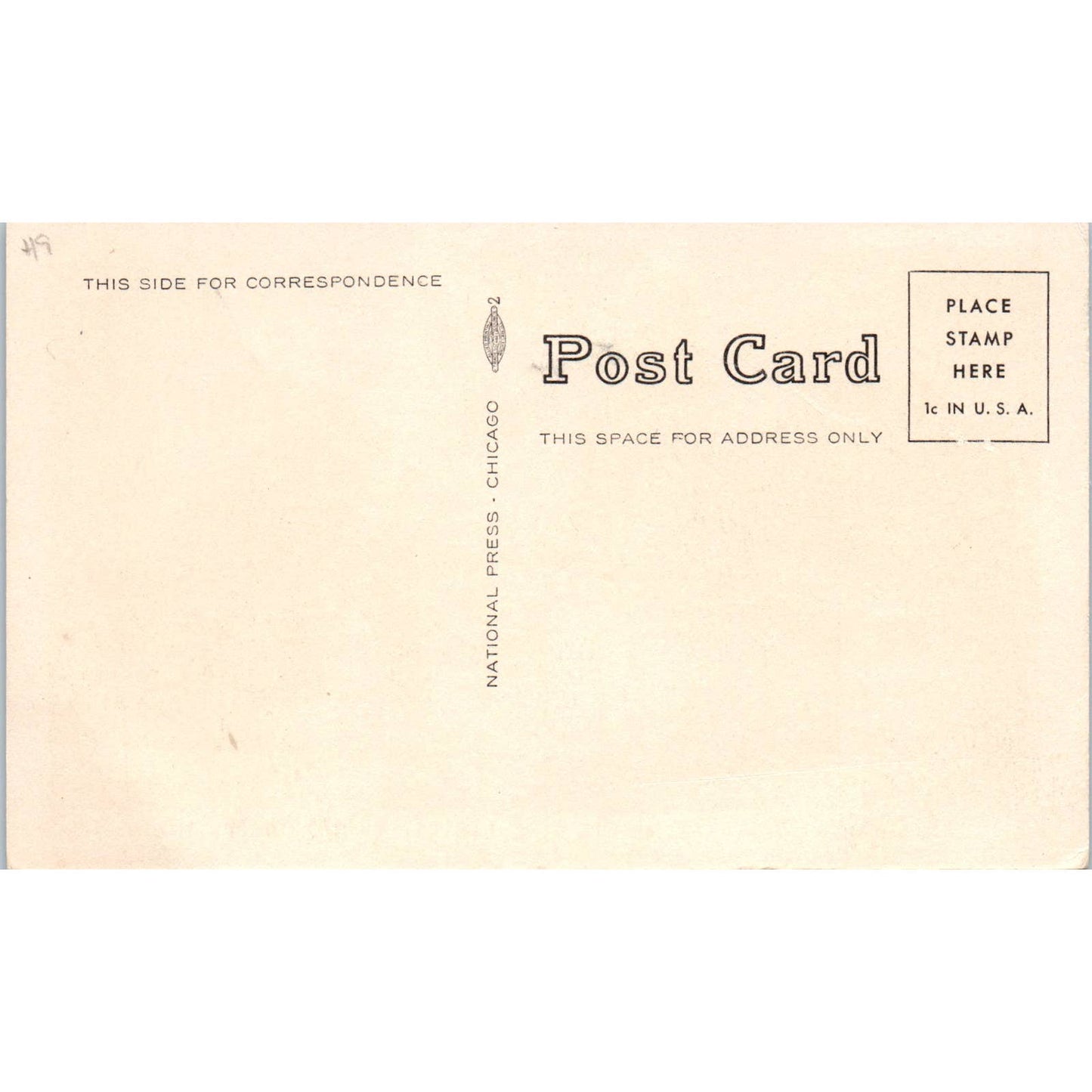 The Elms on US 112 Inside City Limits White Pigeon MI - Original Postcard TJ9-P1