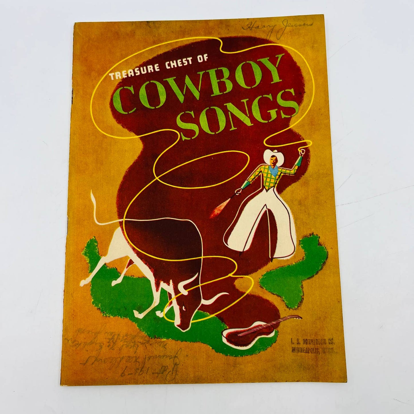 1935 Treasure Chest of Cowboy Songs Sheet Music