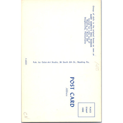 Group of Dolls in Original Boxes Mary Merritts Doll Museum Original Postcard PB8