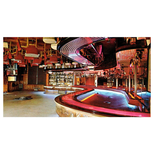 Silver Dollar Bar Wort Hotel Jackson Hole Wyoming - Postcard TJ8-2