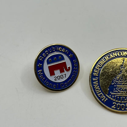2005-2007 RNC Republican National Congressional Committee Pinback Button Set SC4