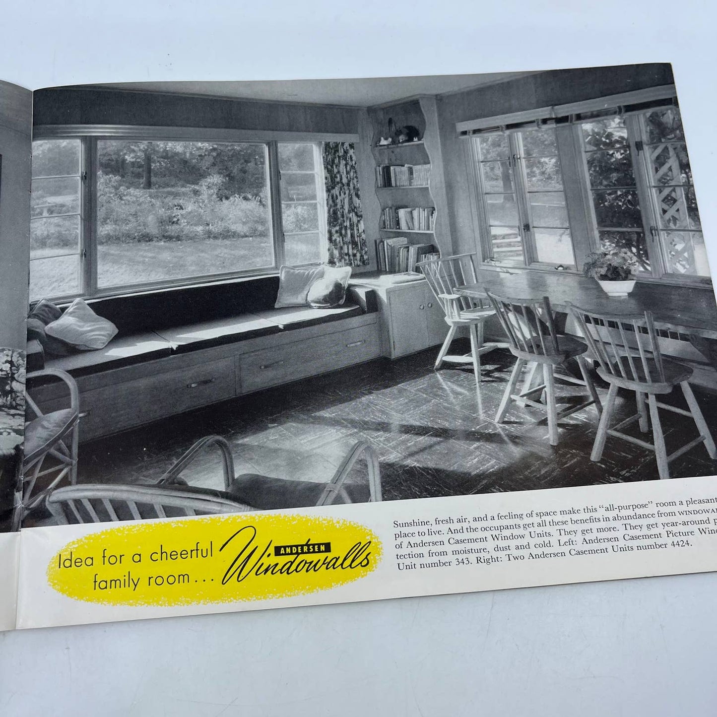 1950s MCM Andersen Windows Windowalls Advertising Booklet Brochure TH8