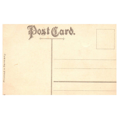 WWII US Battleship Illustration - Original Postcard TJ8-5