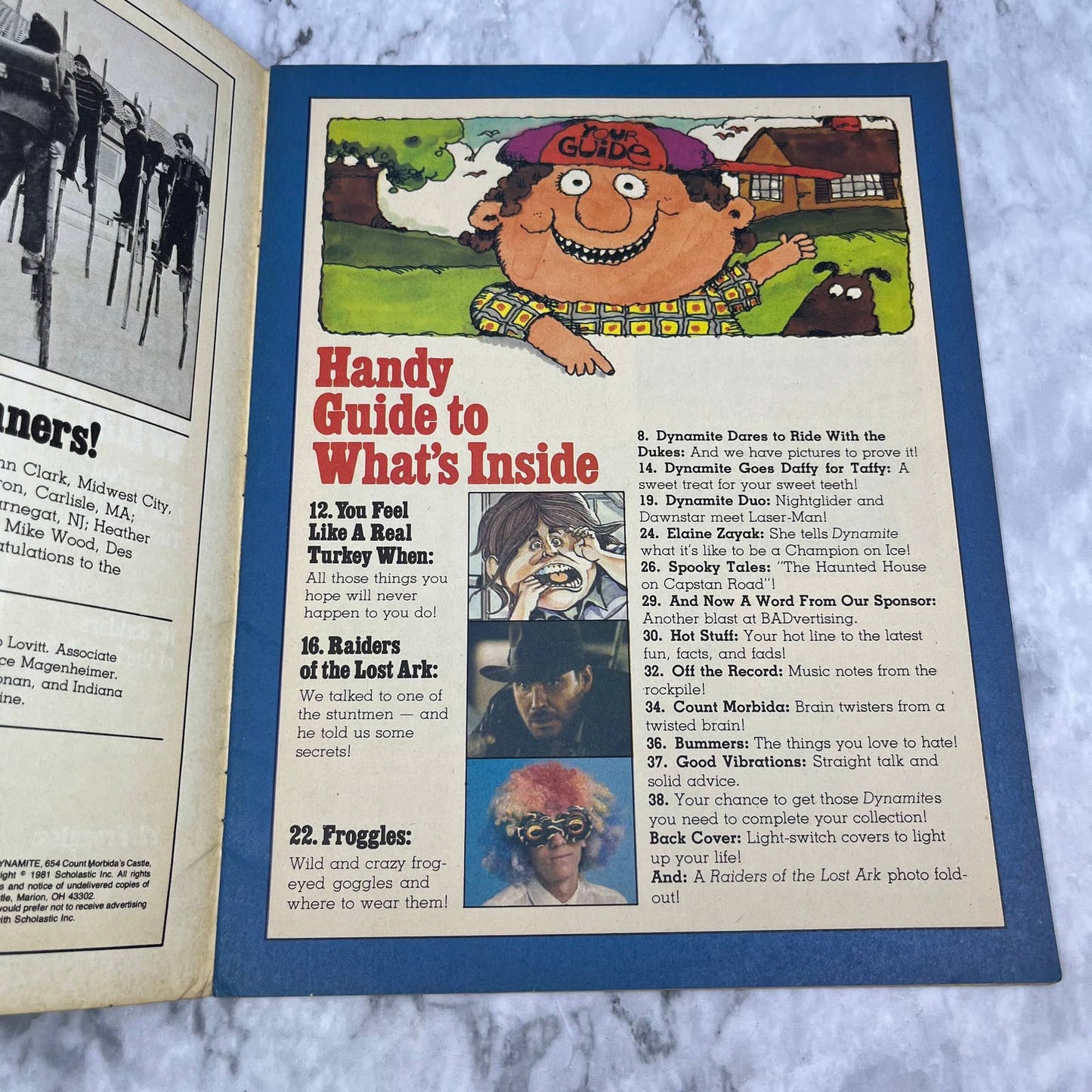 1981 Dynamite Magazine No. 89 Dukes Of Hazzard Good Condition TJ4