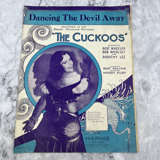 1930 Dancing the Devil Away The Cuckoo's Vintage Sheet Music TH1