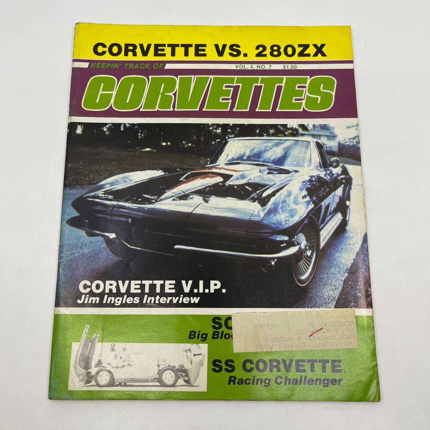 1980 Jan Keepin' Track of Vettes Corvette Magazine Big Block vs. Small Block TG1