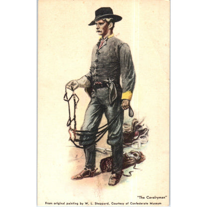 The Cavalryman Painting by W.L. Sheppard Original Postcard P2-3
