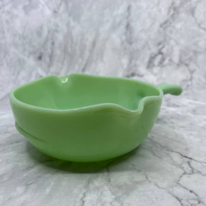 Vintage Fire King Jadeite 2 Spout Skillet Batter Bowl 6" NICE TD6