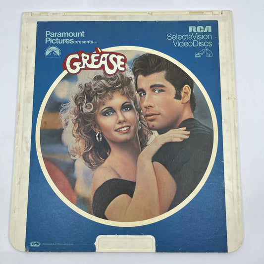 Grease John Travolta Olivia Newton-John RCA SelectaVision - CED VideoDisc TG5