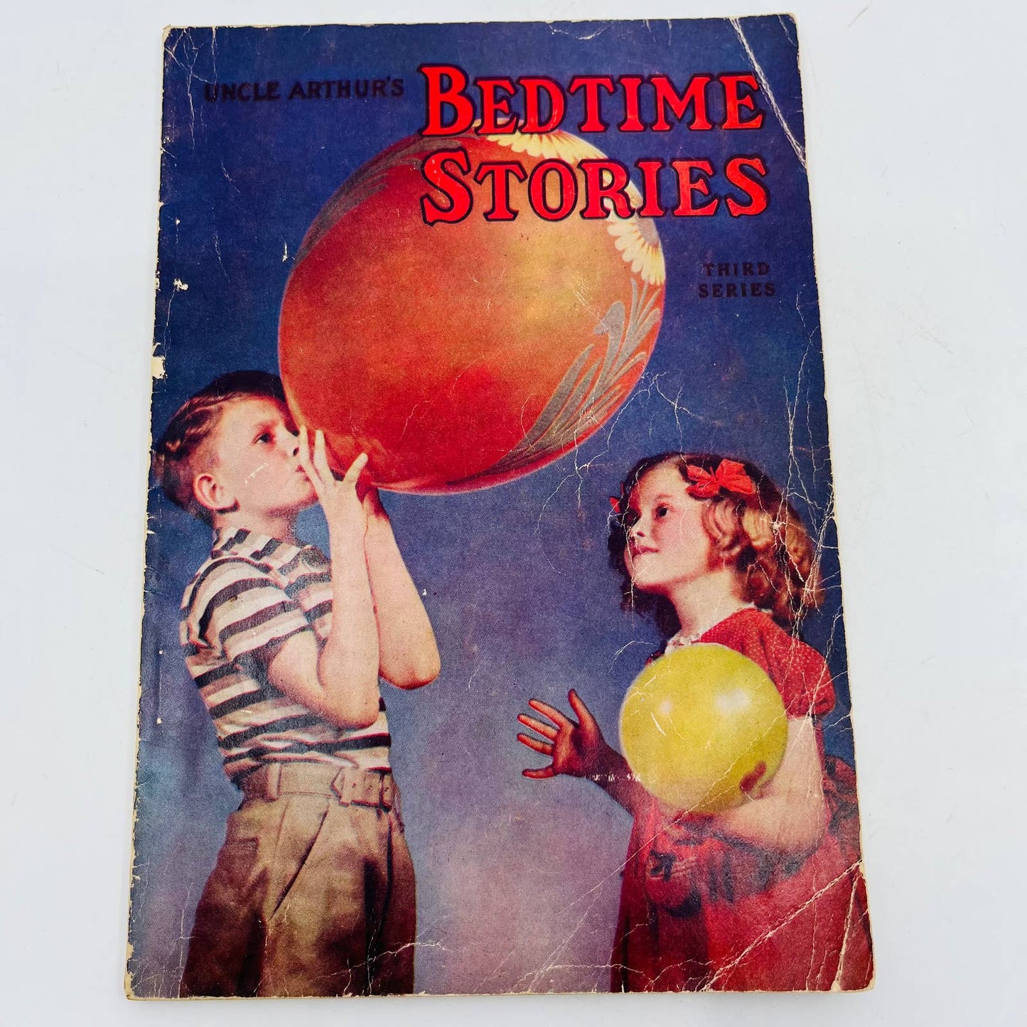 Vintage 1941 Uncle Arthur's BEDTIME STORIES Third Series Paperback Book EA2