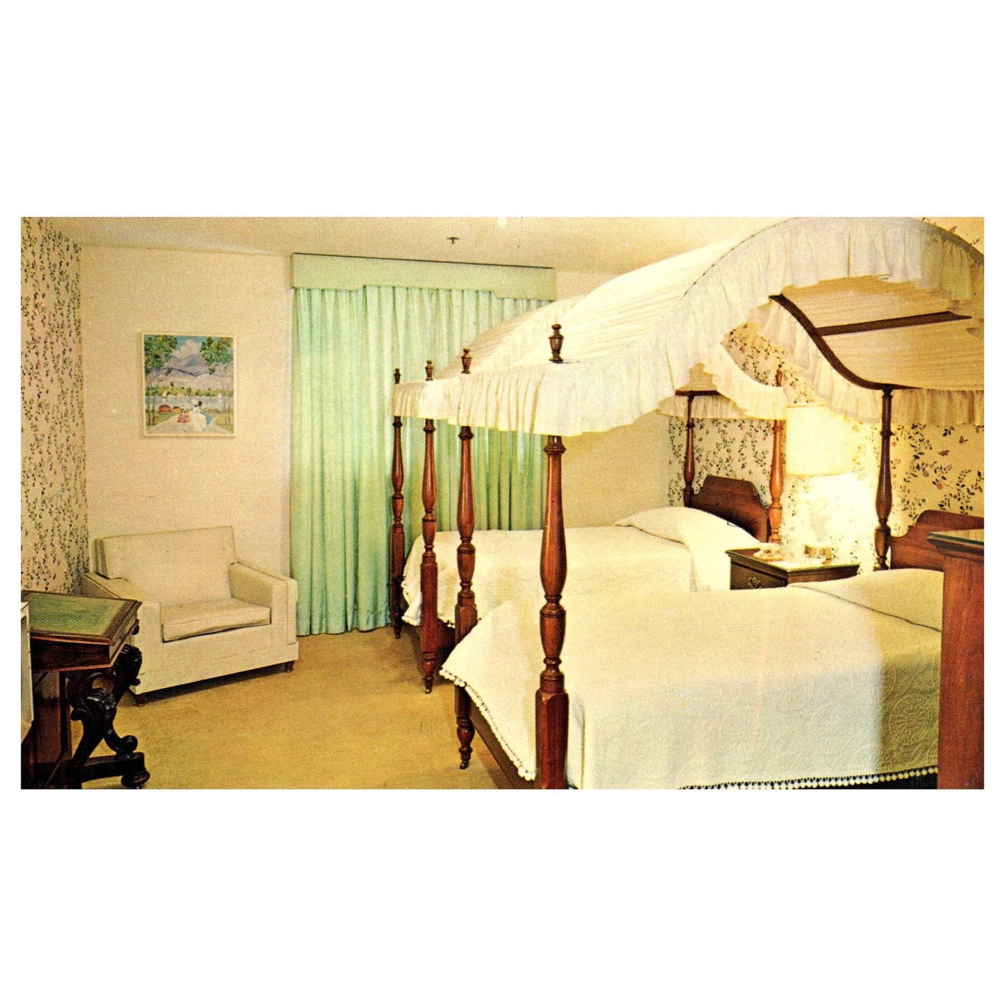 Vintage Postcard - Room in Prince Conti Hotel #308 New Orleans Louisiana TJ6-1