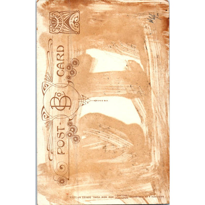 Victorian Wedding Congratulations Original Postcard TK1-P19