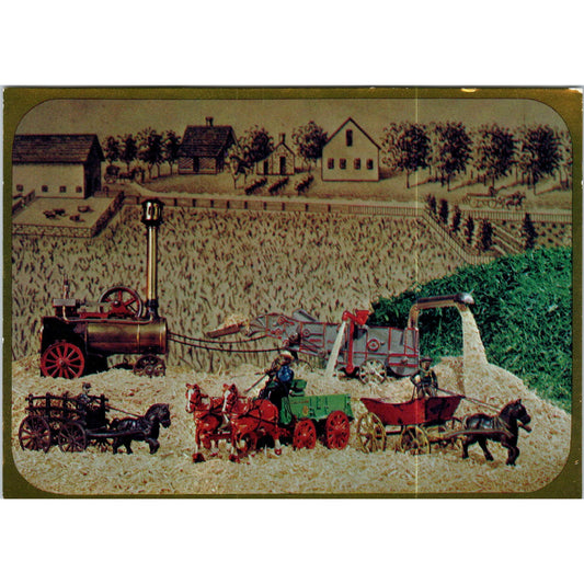 1969 Hallmark Farming Mechanical Toys Continental Original Postcard P2-8