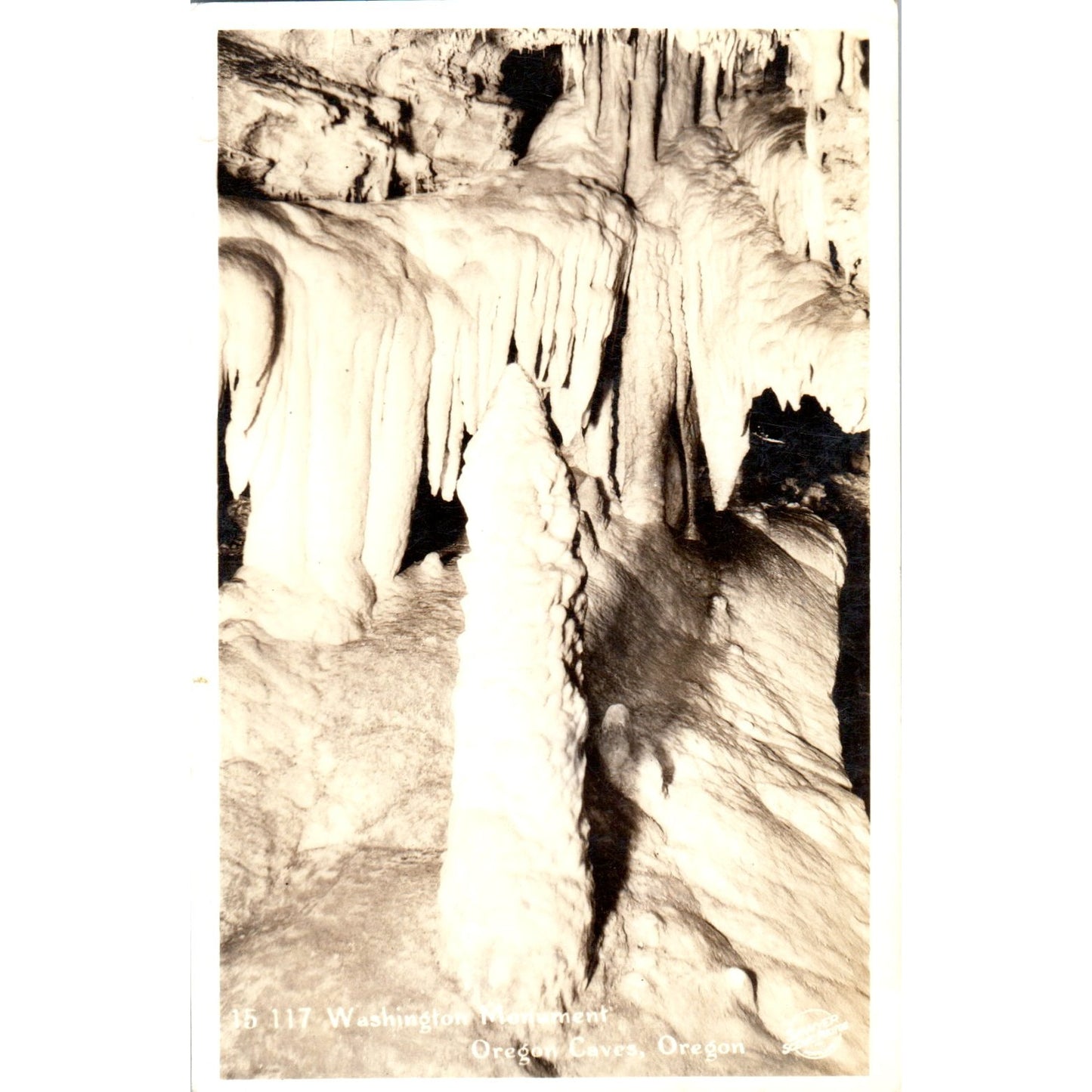 Washington Monument Oregon Caves Oregon RPPC Original Postcard P1-13
