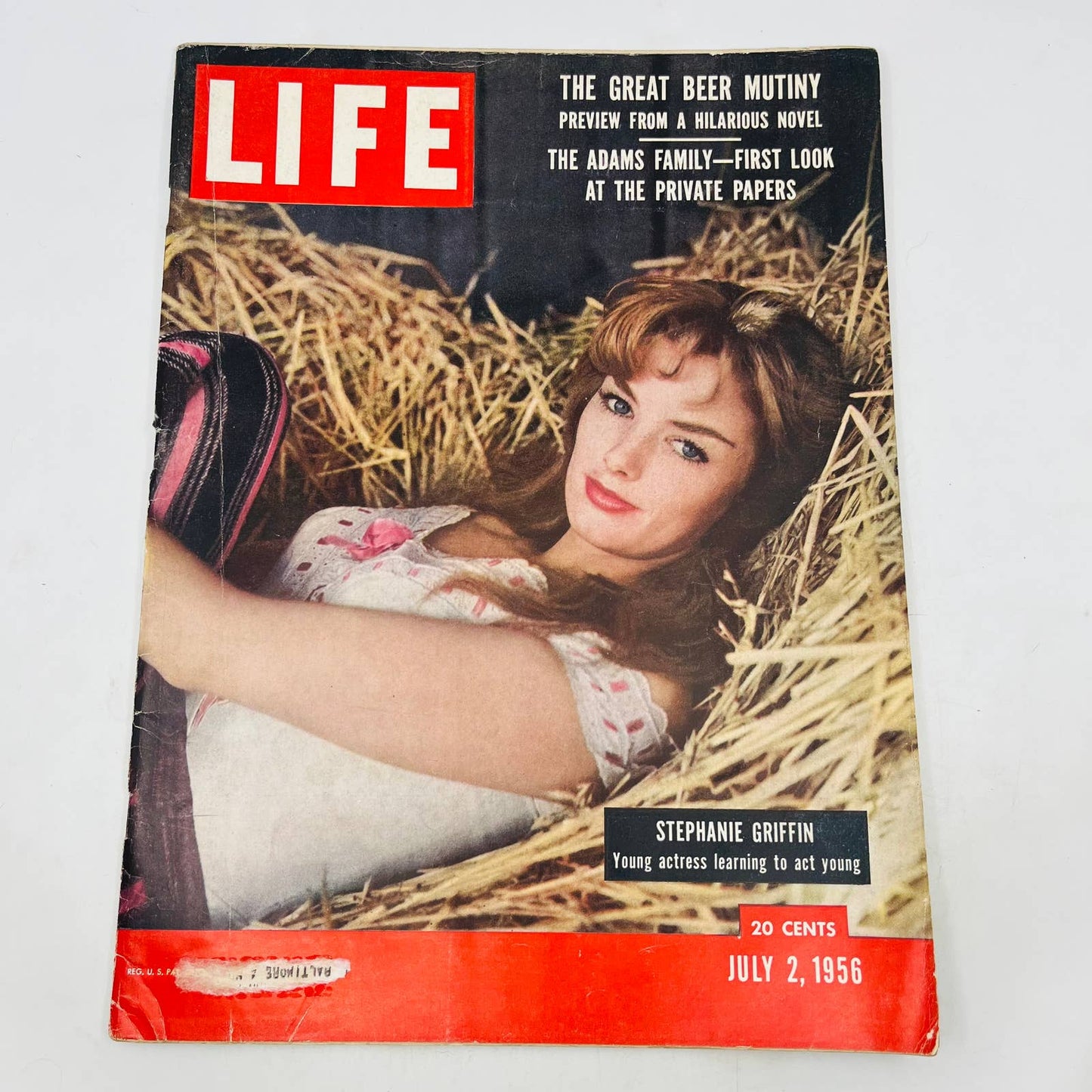 Life Magazine July 2 1956 Restyling of Stephanie Griffin, Great Beer Mutiny TD5