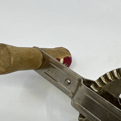 EKCO USA High Speed Super Center Drive Beater Vintage Red Wooden Handle TI4