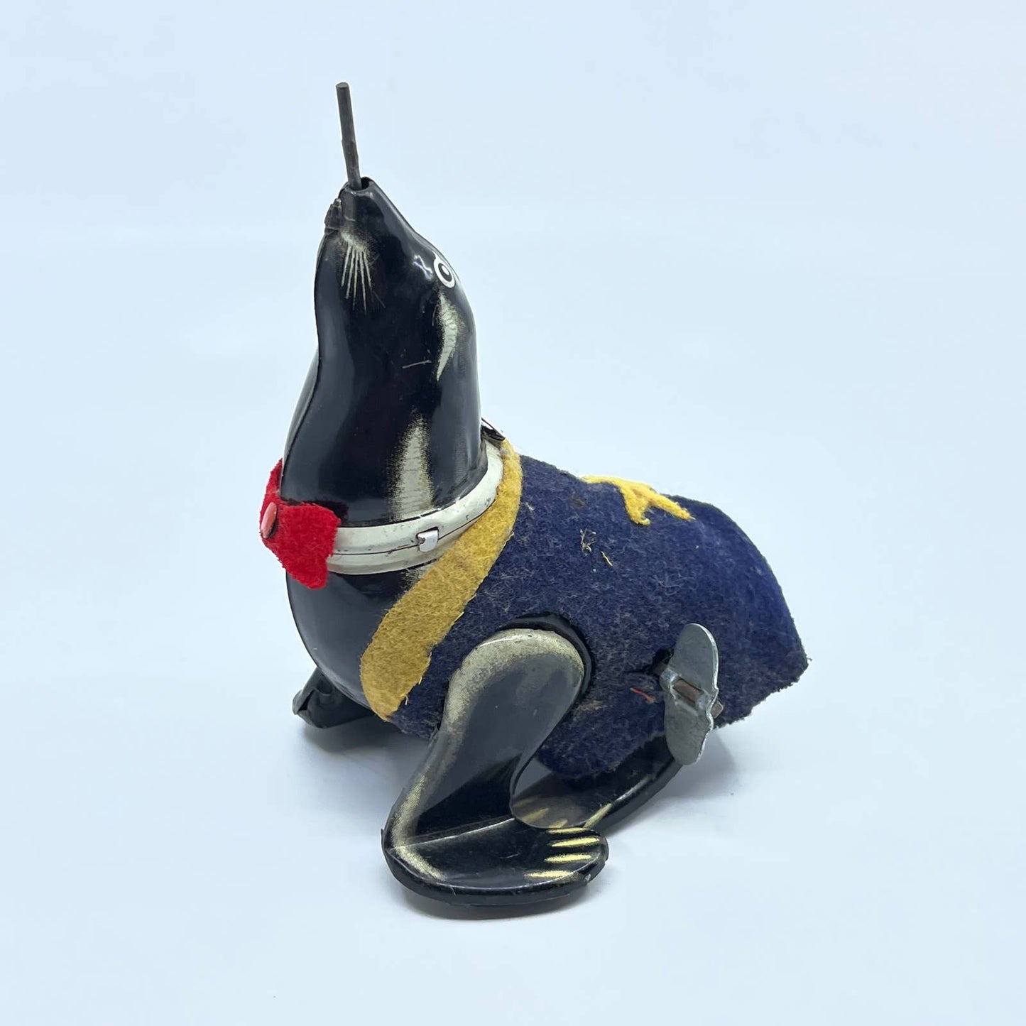 1950s Tin Litho Tin Seal Wind Up Toy - TPS - Japan w/ Key TC8