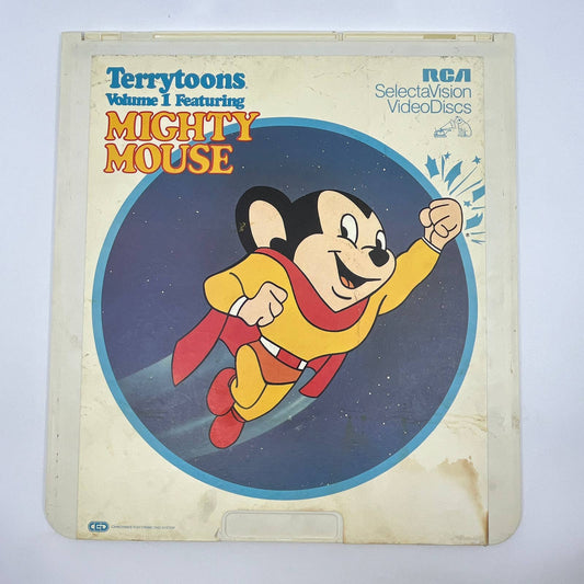 Terrytoons Featuring Mighty Mouse Vol  1 RCA SelectaVision - CED VideoDisc TG2