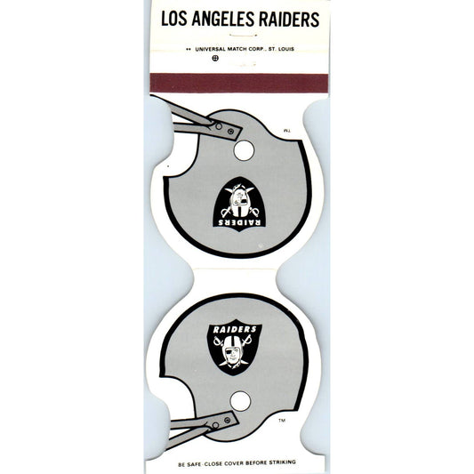 1984 Los Angeles Raiders NFL Vote Emily Hiller Matchbook Cover SA1-M4
