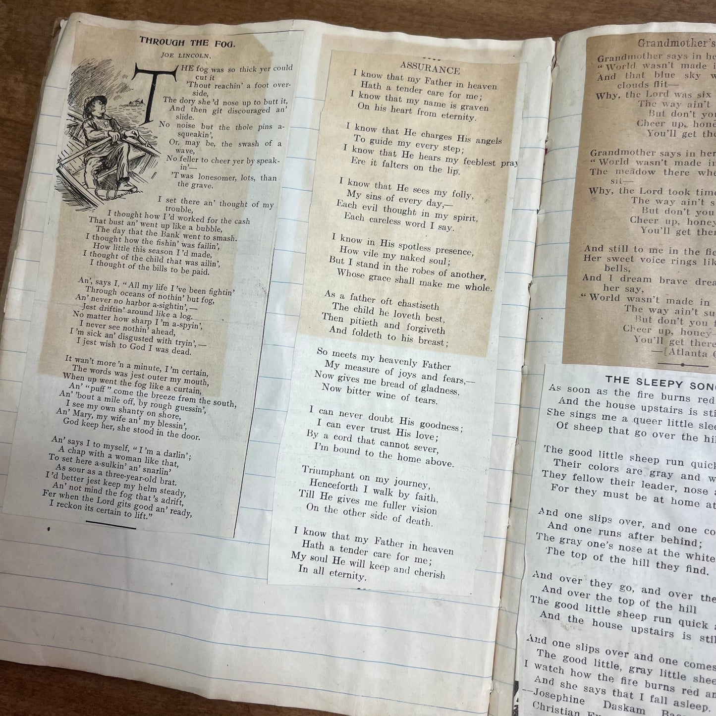 Early 1900s One-of-a-Kind Scrapbook of Collected Poetry from Newspapers L2-2