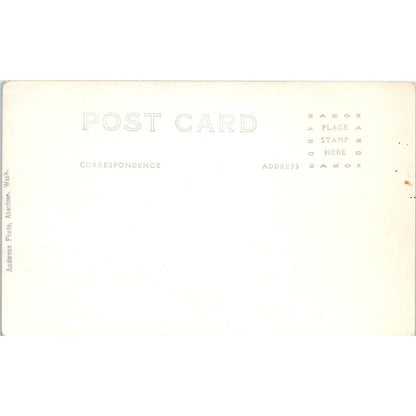 Vintage Postcard RPPC View of Pacific Ocean From Aberdeen Washington TD9-W2