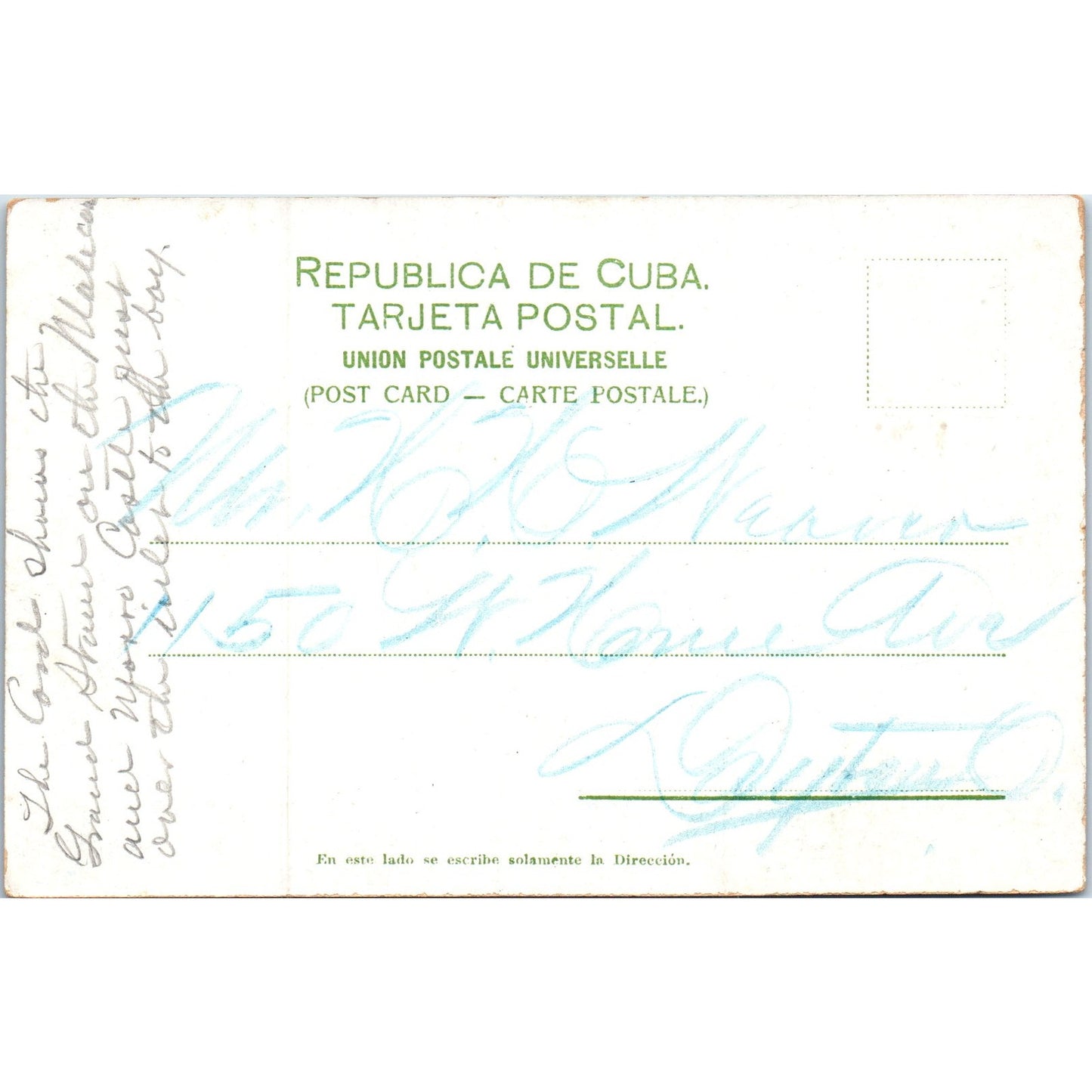 Morro Castle in Wintertime Havana Cuba Original Postcard P3-1