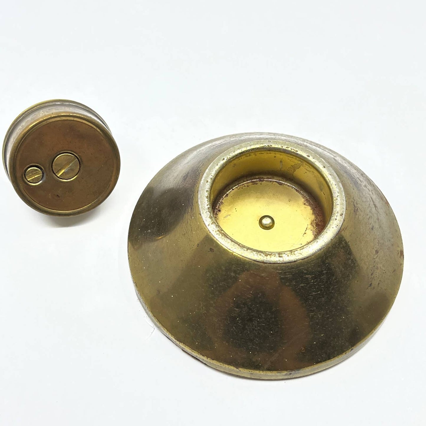 Vintage Solid Brass Table Lighter TC8