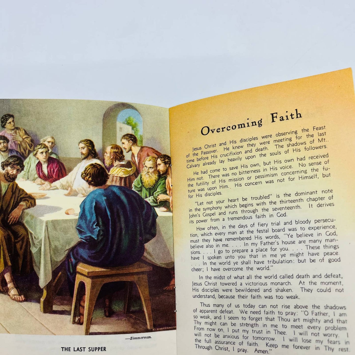 1941 Christian Religious Tract Booklet CHEER ALONG THE WAY SA7