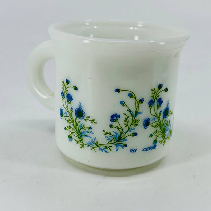 Vintage Milk Glass Cuban Style Coffee Shot Espresso Cup Mug by Cerve Italy TE1