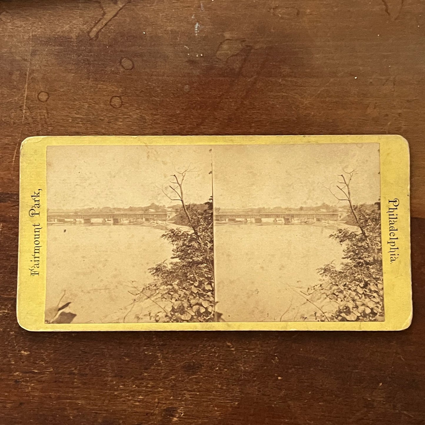 Fairmount Park Philadelphia PA c1880 Antique Stereoview Card TJ9-V2