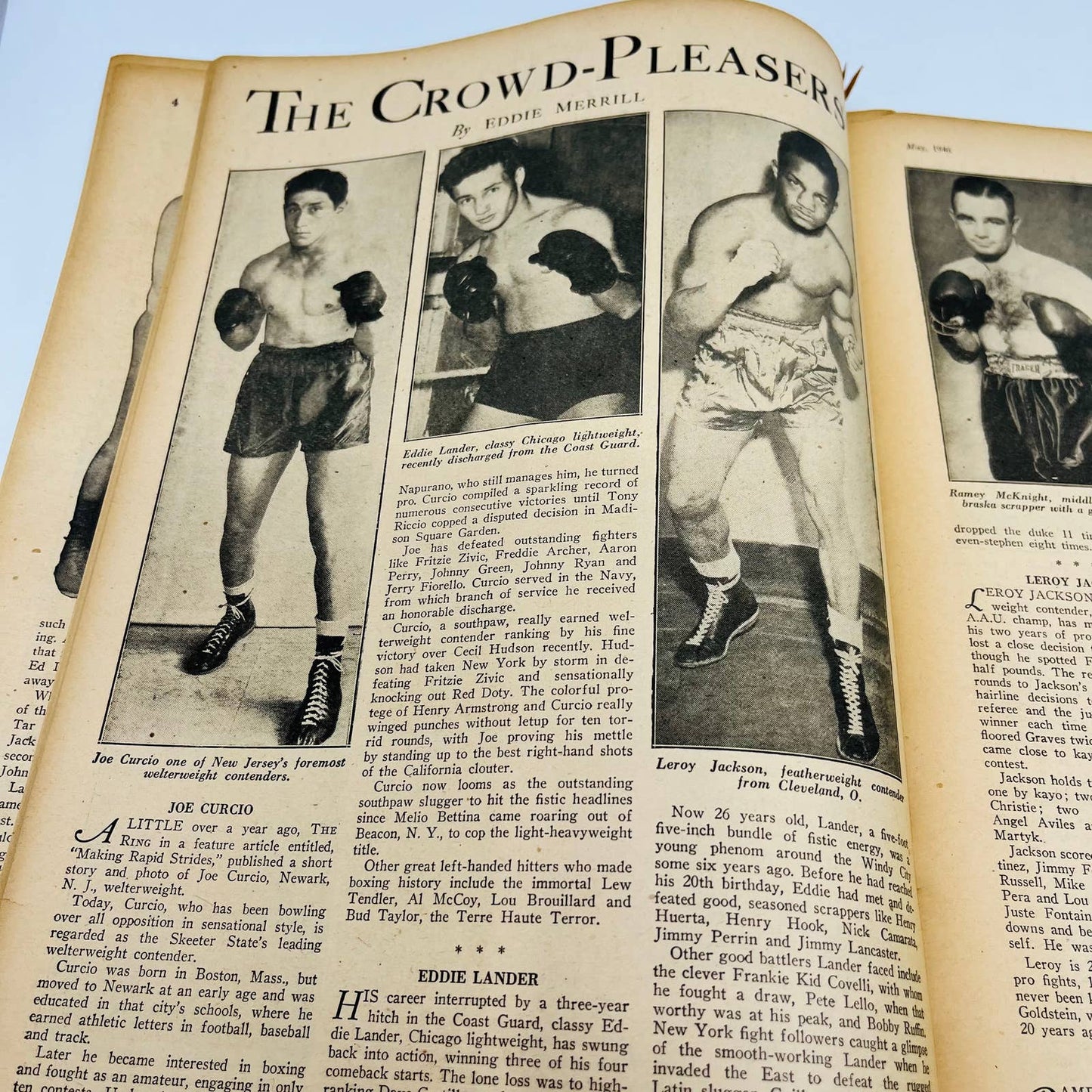 1946 May - The Ring Boxing Magazine – Marty Servo Pranks and Ballyhoo TA5