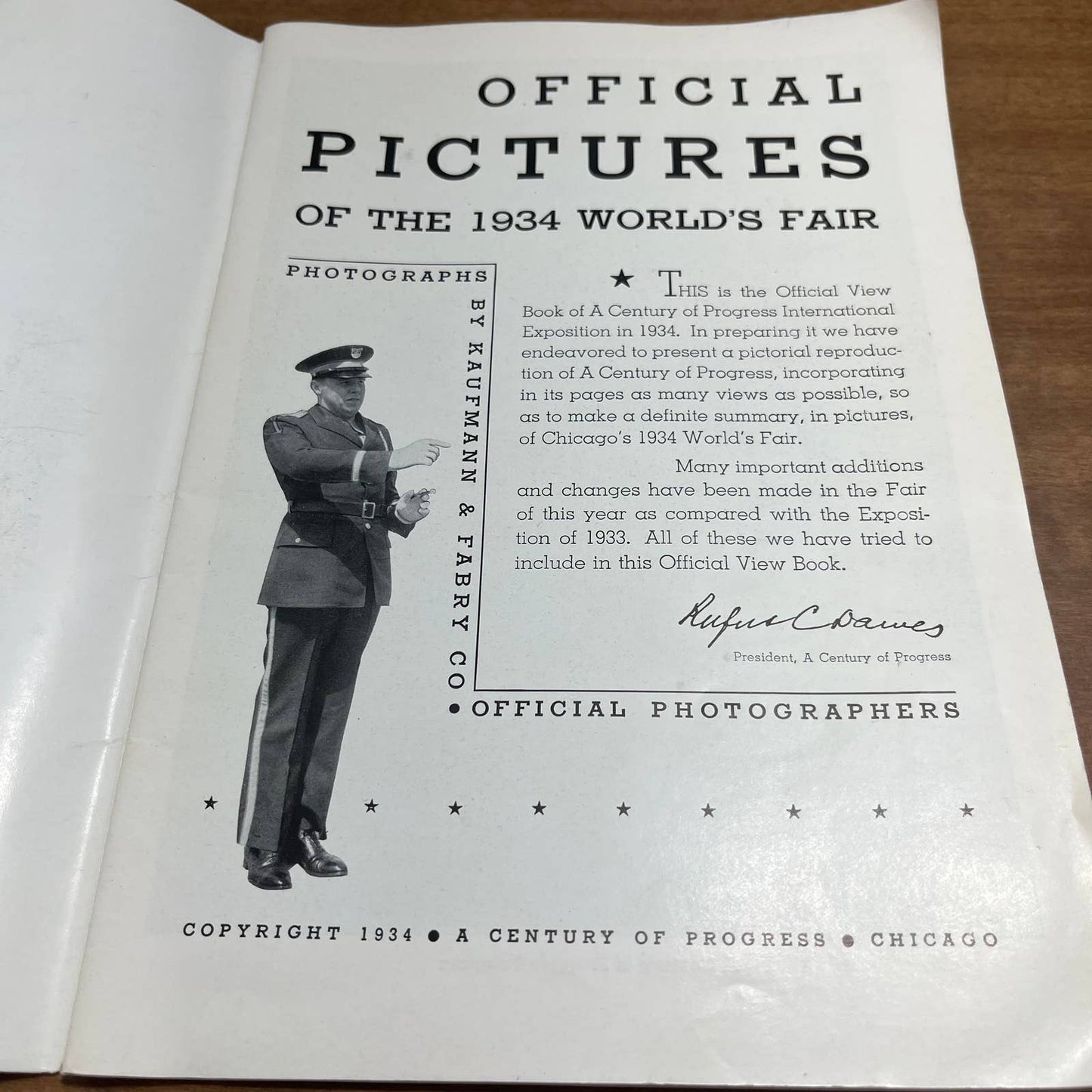 1934 World's Fair-Chicago, IL Official Pictures Book Century of Progress A6