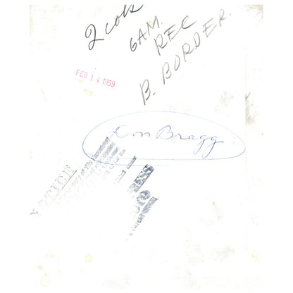 1959 Original Press Photo Track and Field Pole Vault Don Bragg ~6x7" AD2