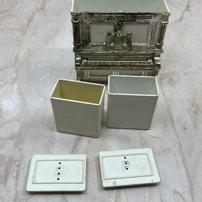 Vintage Piano Salt and Pepper Pop Up Shakers Davis Products USA Plastic TA9