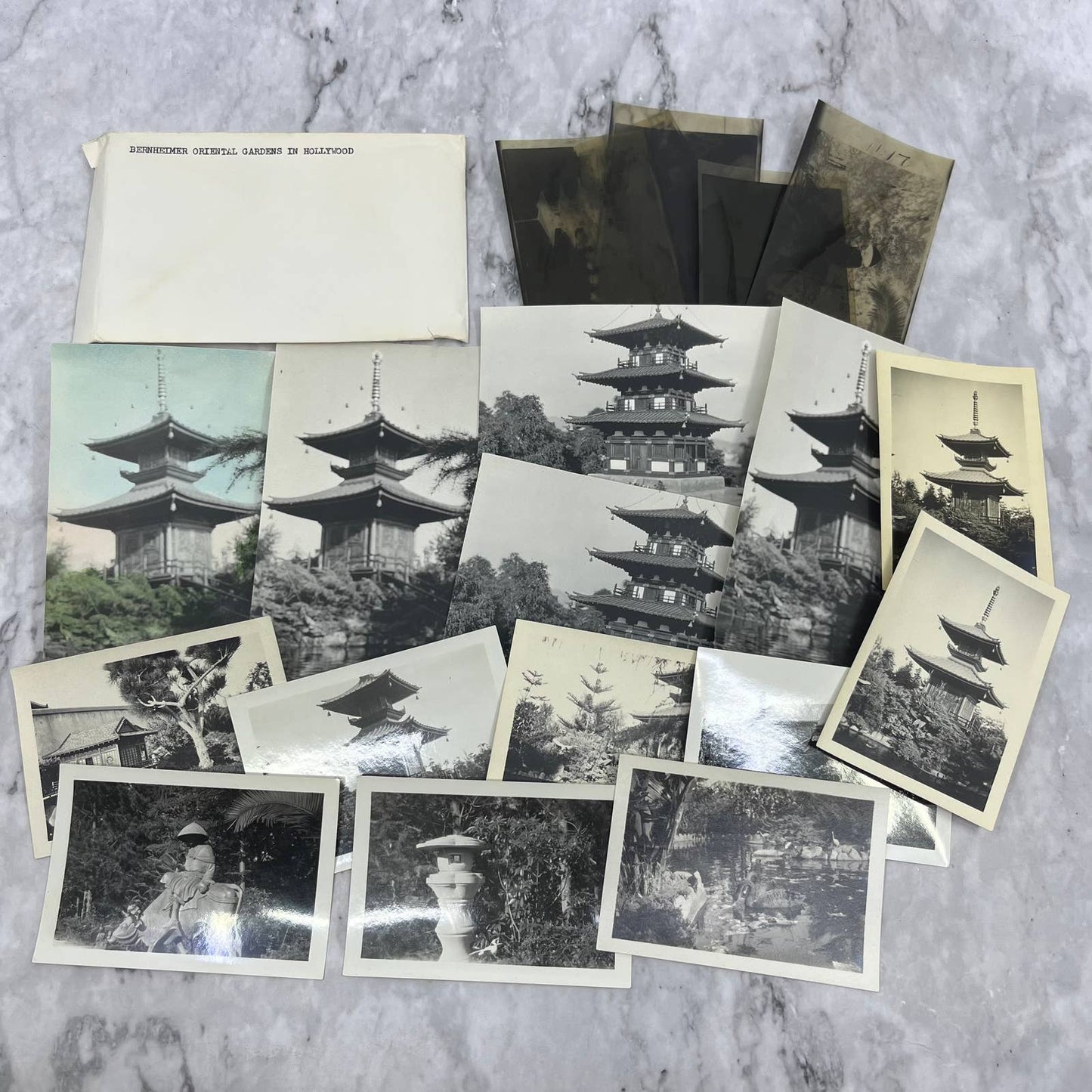 1930s Photos & Negatives Bernheimer Oriental Gardens Hollywood TJ9-PG5
