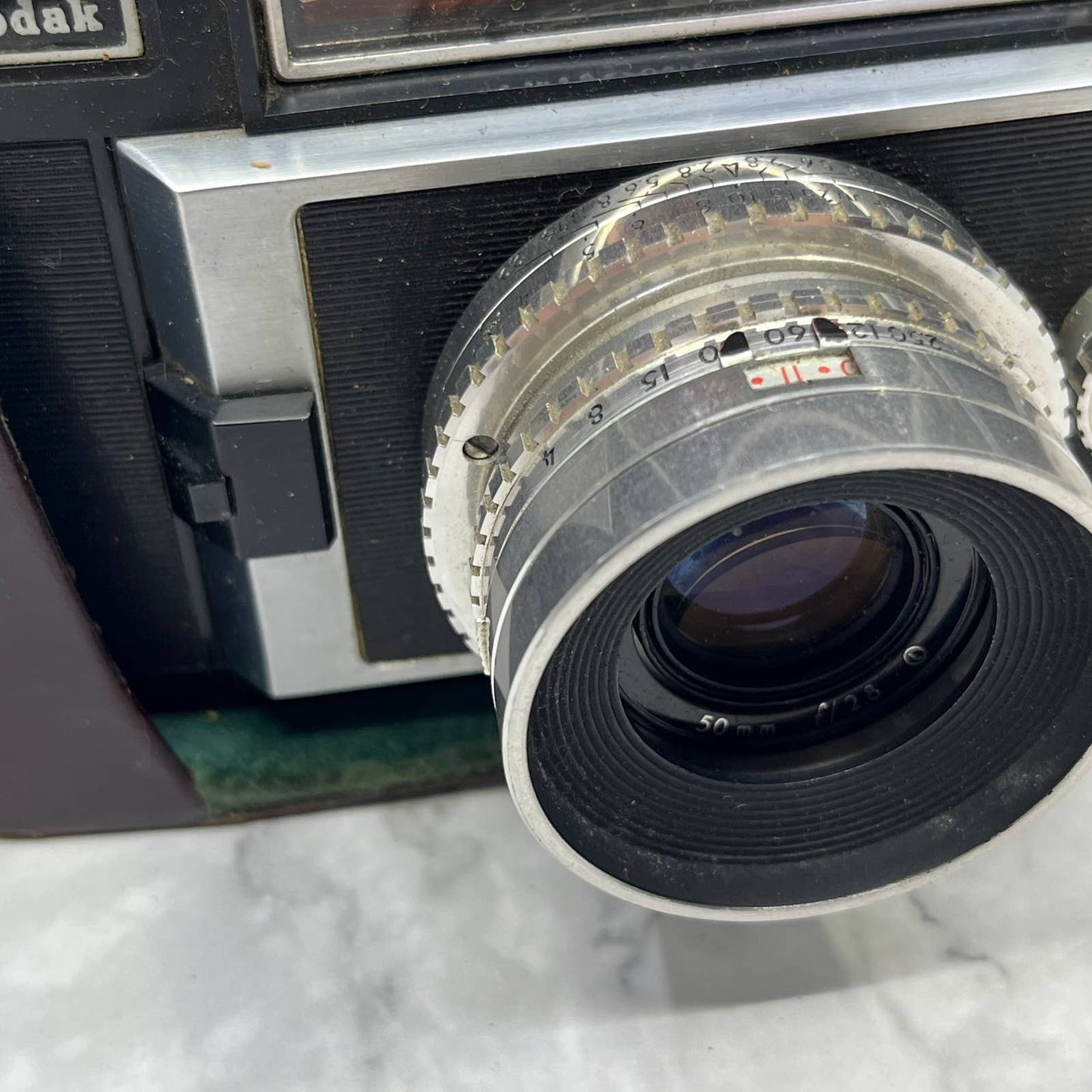 Vintage Kodak Signet 80 35mm Rangefinder Camera Ektanar 50mm F2.8 Lens TD6