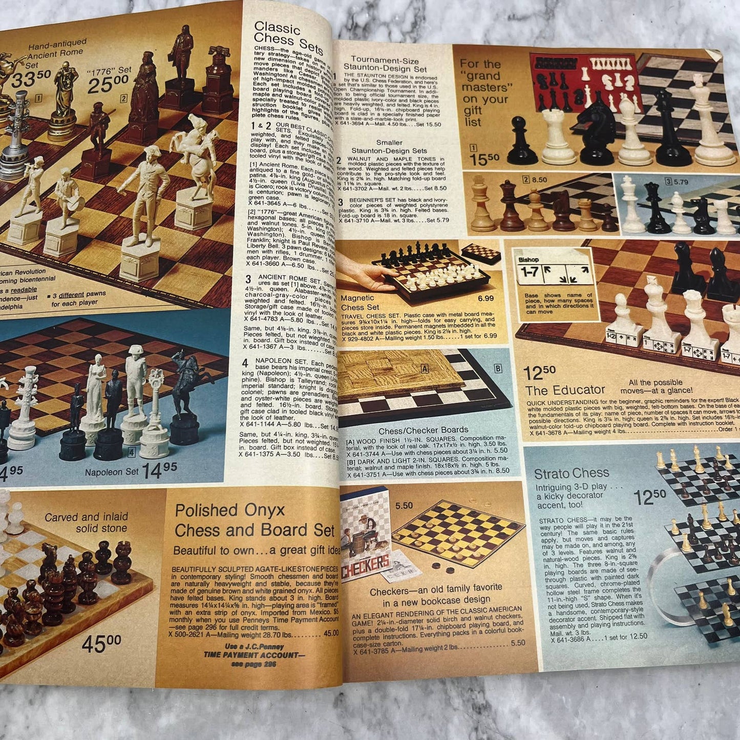 1973 JC Penny Christmas Wish Book Catalog - Great Vintage Toys & Gifts S1