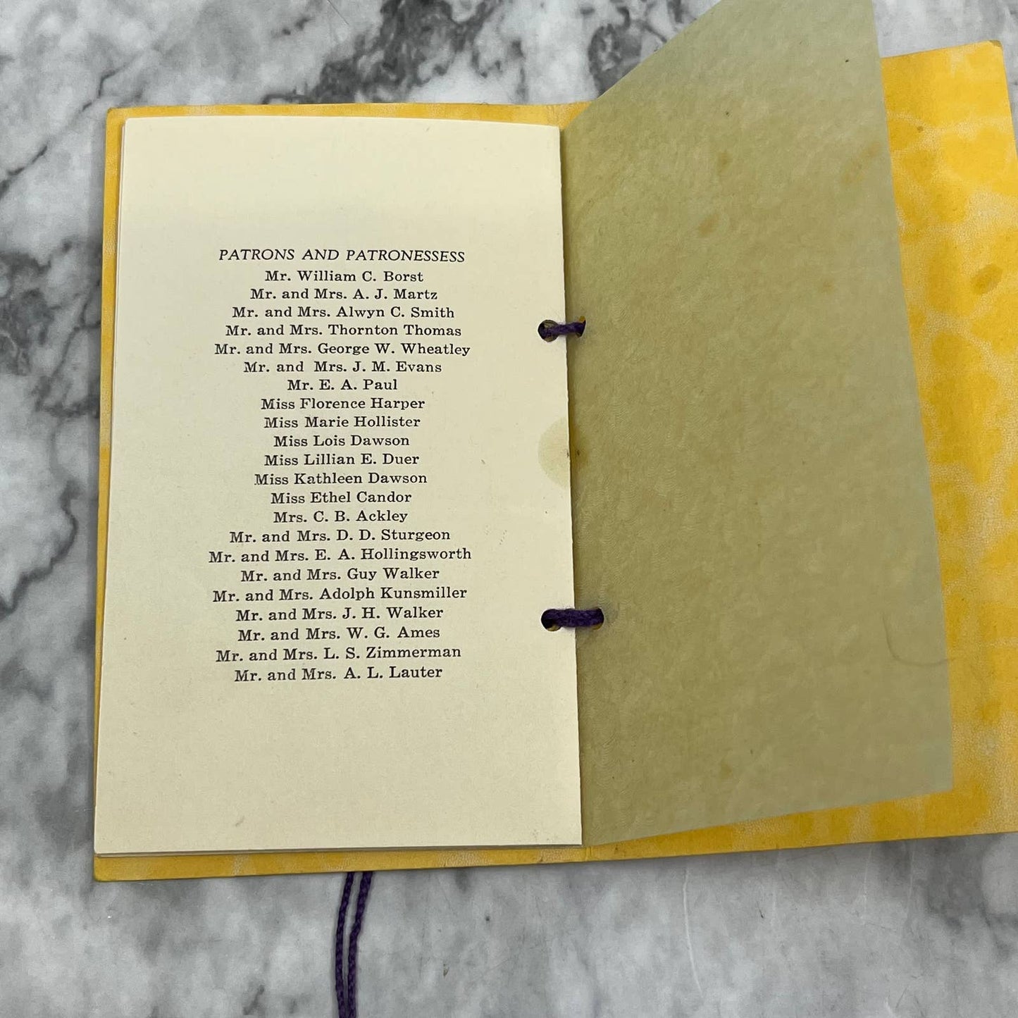 1929 North High School Denver CO Viking Football Dance Program TJ9-PG7