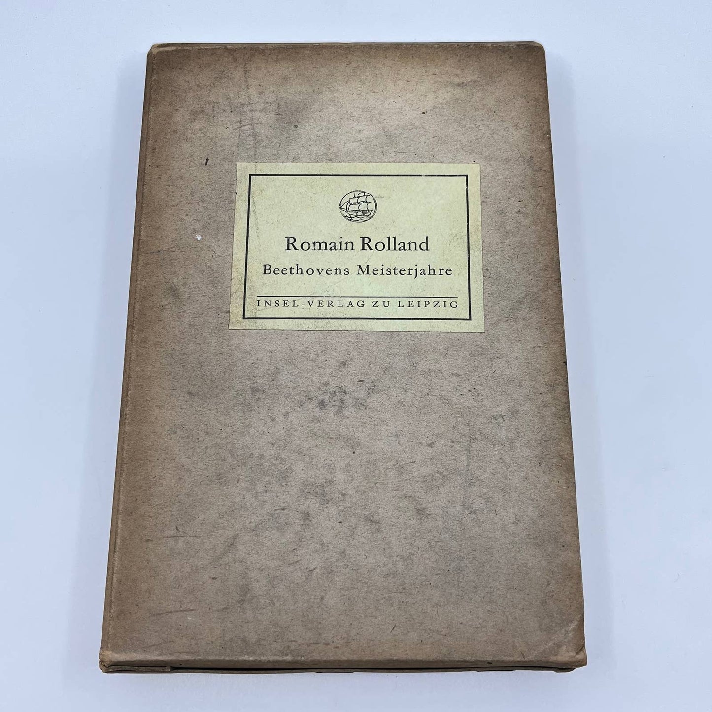 1930 Beethovens Meisterjahre Romain Rolland German Hardcover Dust Jacket Box TE9