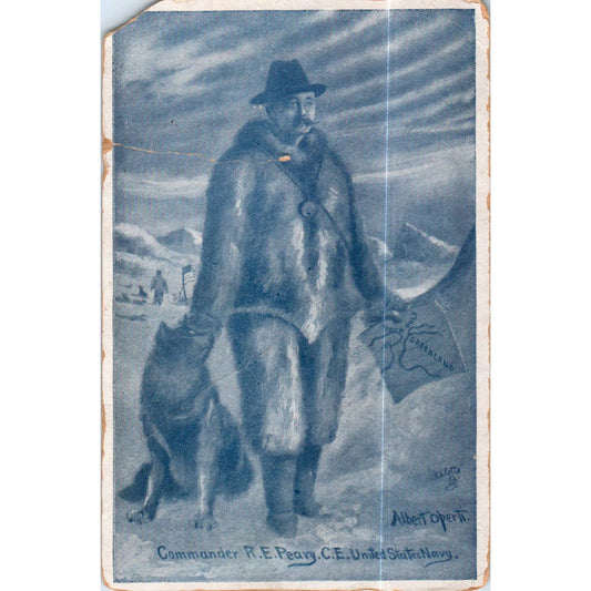 Commander R.E. Perry United States Navy Raphael Tuck Original Postcard TK1-P14