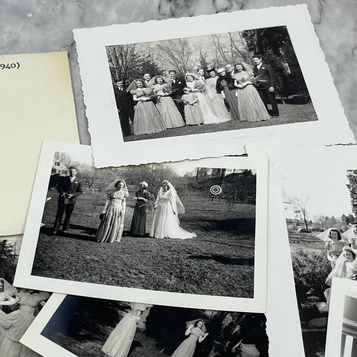 1940 Collection of Photos Wedding of John and Mary Briar, Virginia Area TJ9-PG3