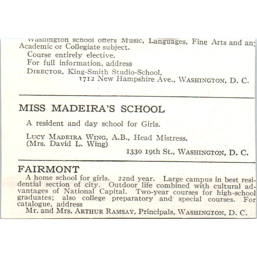 The Bancroft School for Subnormal Children E.A. Farrington - 1921 Ad TJ7-S7