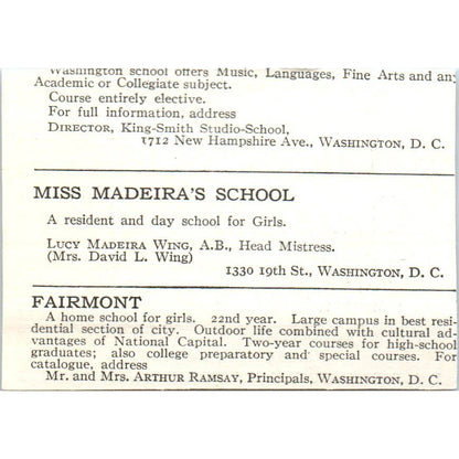 The Bancroft School for Subnormal Children E.A. Farrington - 1921 Ad TJ7-S7