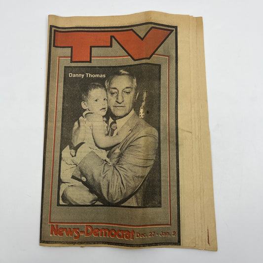 1981 Dec 27 Bellville IL News-Democrat TV Listings Magazine Danny Thomas A18