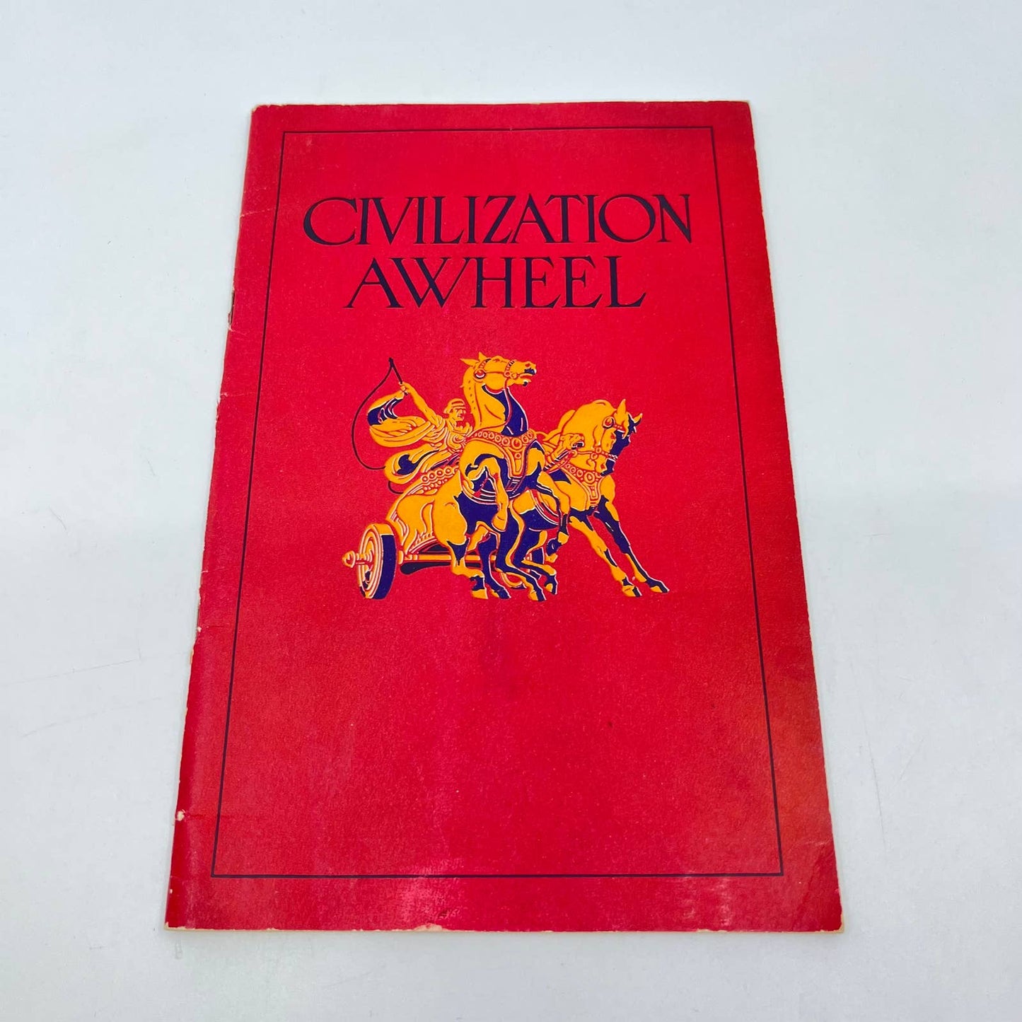 1924 Civilization Awheel Socony Standard Oil Company NY Advertising Gas Book TF7