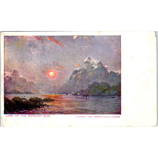 1906 Land of the Midnight Sun - Alaska Original Postcard TK1-30