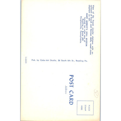 French and German Dolls at Mary Merritt's Doll Museum PA Original Postcard PB7