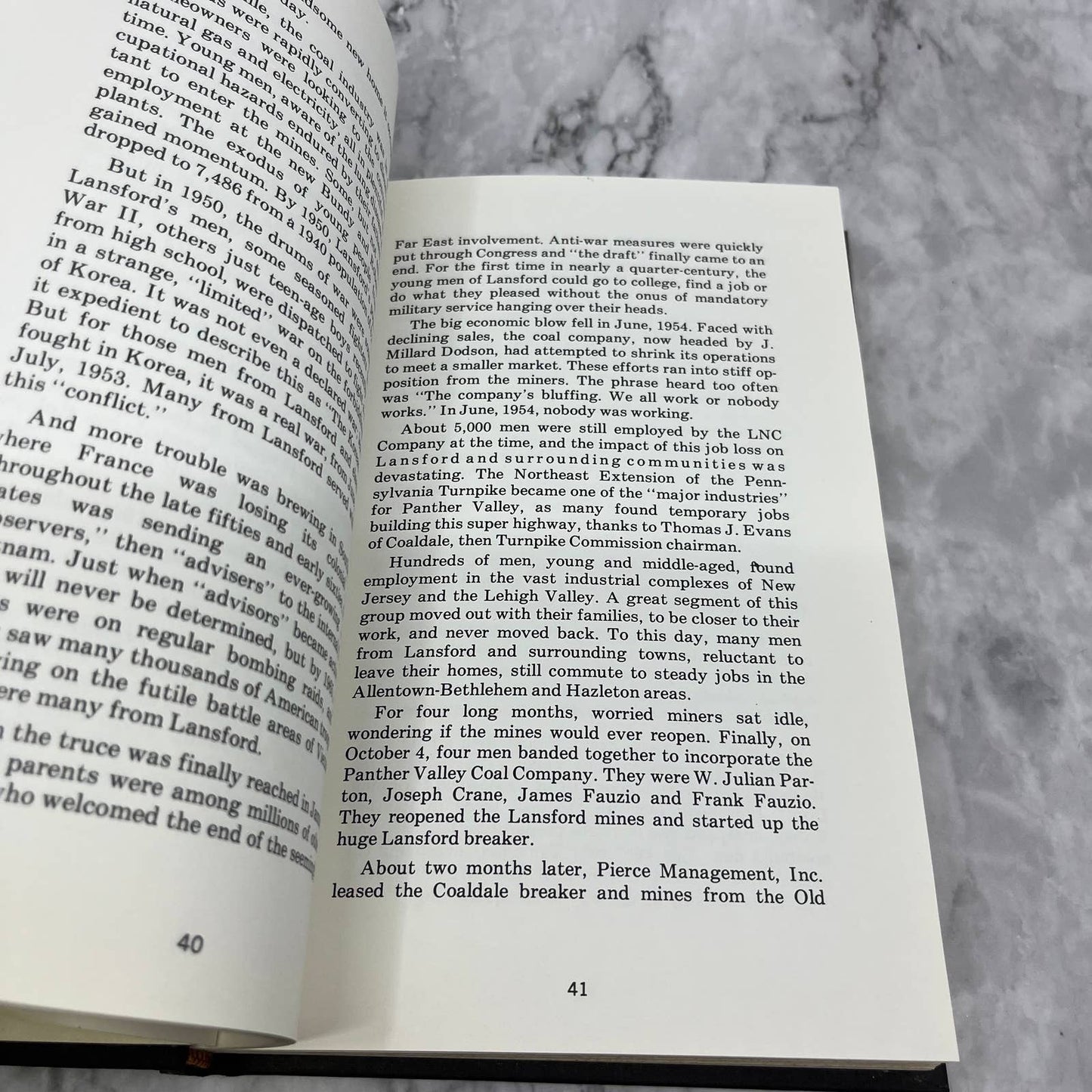 1976 Lansford The First One Hundred Years Carbon County Pennsylvania Book TJ7