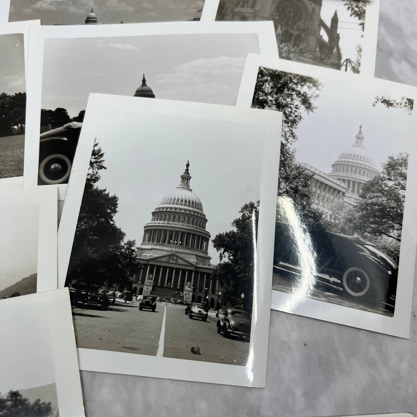 c1940 Huge Lot of 25+ Washington DC Black and White Photos 3x4" SE6