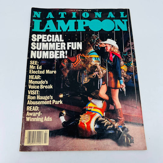 National Lampoon Magazine July 1984 Special Summer Fun Newsstand BA2